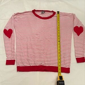 ASOS Red and White Striped Knit